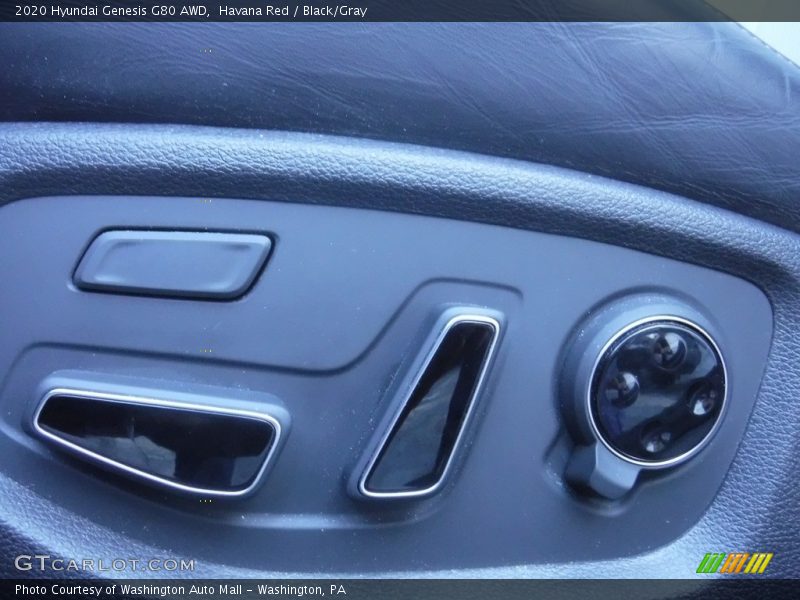 Havana Red / Black/Gray 2020 Hyundai Genesis G80 AWD