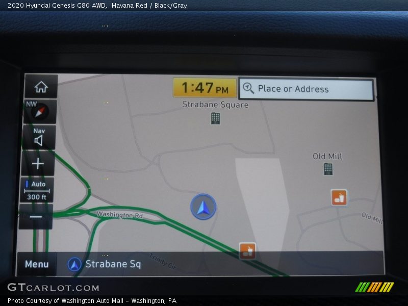 Navigation of 2020 Genesis G80 AWD