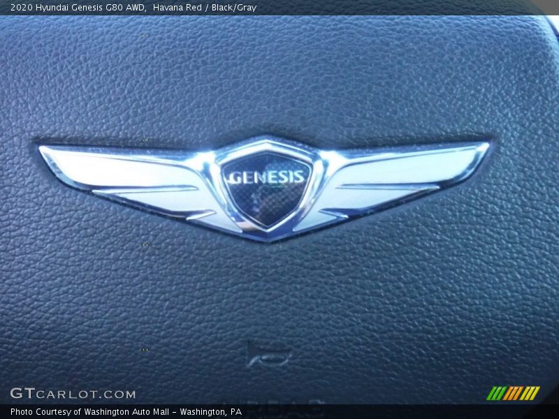Havana Red / Black/Gray 2020 Hyundai Genesis G80 AWD
