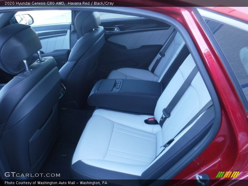 Rear Seat of 2020 Genesis G80 AWD