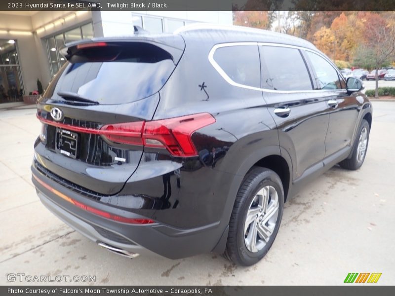 Twilight Black / Black 2023 Hyundai Santa Fe SEL AWD