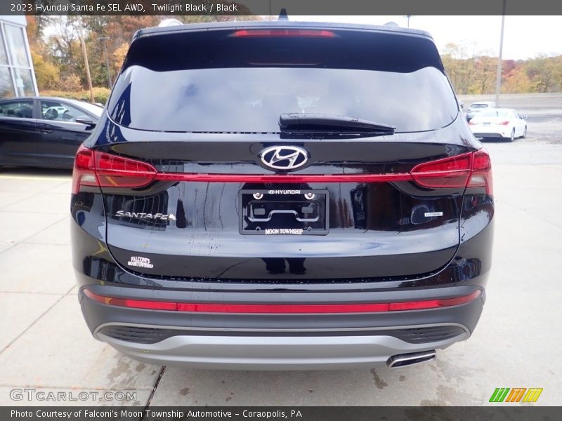 Twilight Black / Black 2023 Hyundai Santa Fe SEL AWD