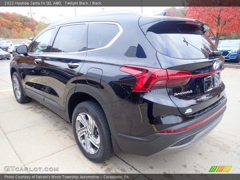 Twilight Black / Black 2023 Hyundai Santa Fe SEL AWD