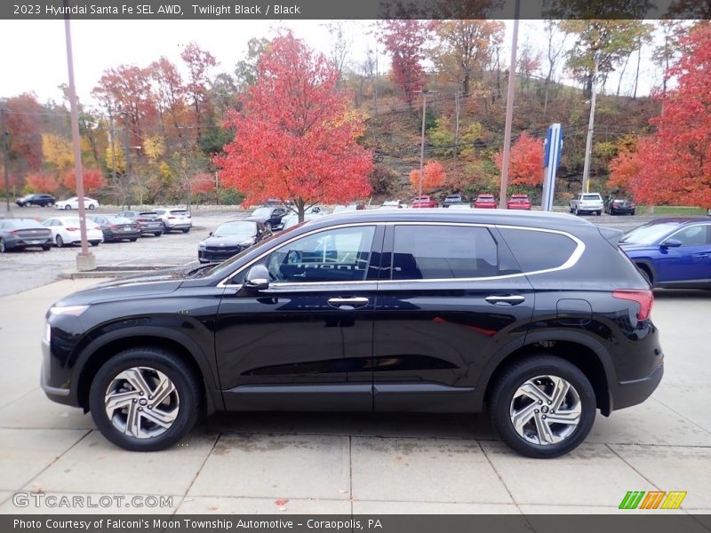 Twilight Black / Black 2023 Hyundai Santa Fe SEL AWD