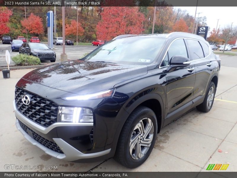 Twilight Black / Black 2023 Hyundai Santa Fe SEL AWD