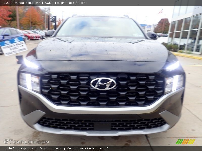 Twilight Black / Black 2023 Hyundai Santa Fe SEL AWD