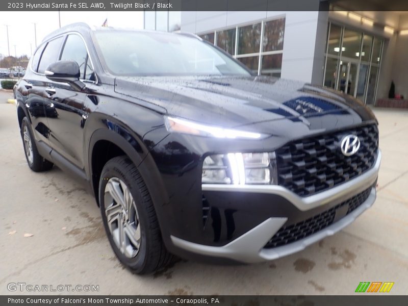 Twilight Black / Black 2023 Hyundai Santa Fe SEL AWD