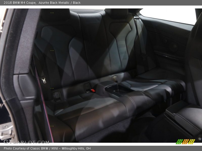 Azurite Black Metallic / Black 2018 BMW M4 Coupe
