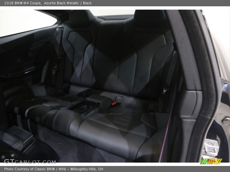 Azurite Black Metallic / Black 2018 BMW M4 Coupe