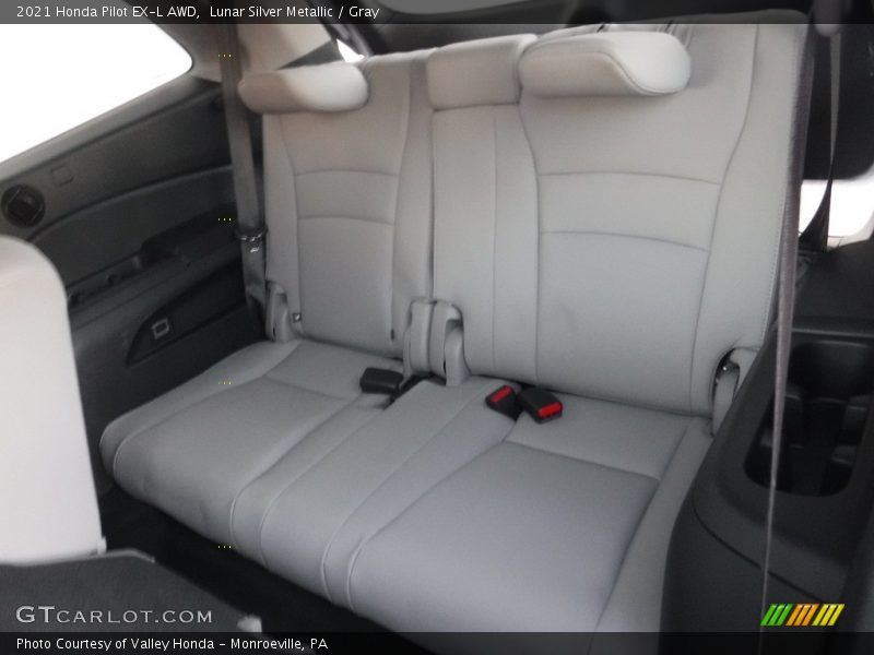 Lunar Silver Metallic / Gray 2021 Honda Pilot EX-L AWD