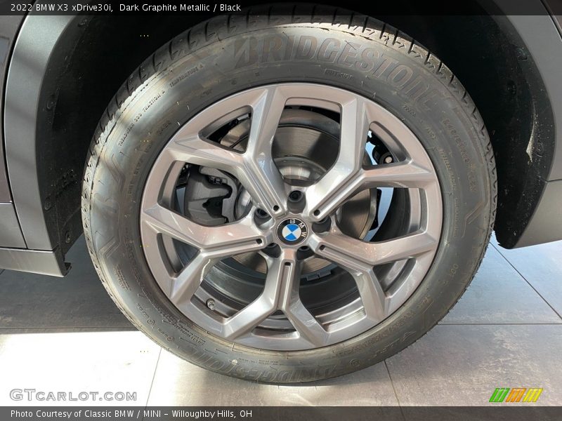 Dark Graphite Metallic / Black 2022 BMW X3 xDrive30i