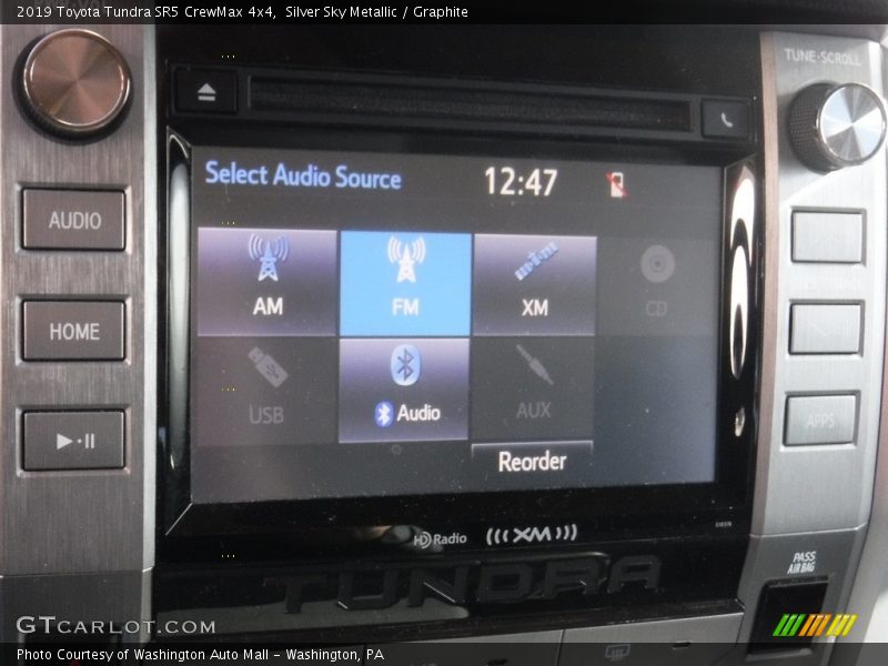 Silver Sky Metallic / Graphite 2019 Toyota Tundra SR5 CrewMax 4x4