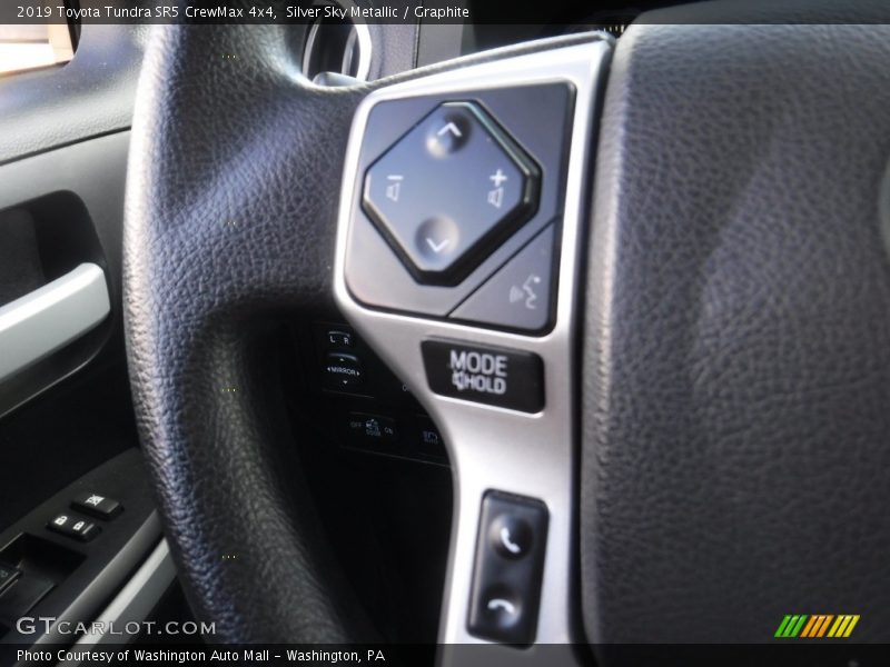 Silver Sky Metallic / Graphite 2019 Toyota Tundra SR5 CrewMax 4x4