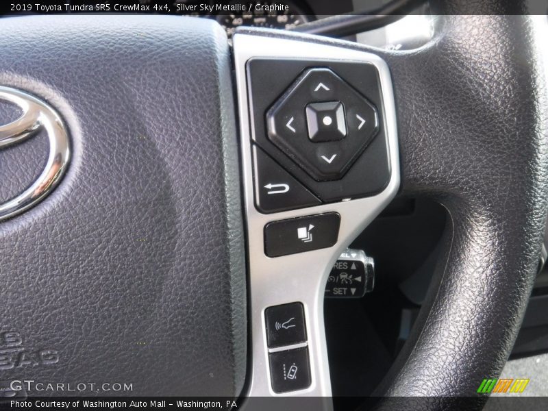 Silver Sky Metallic / Graphite 2019 Toyota Tundra SR5 CrewMax 4x4