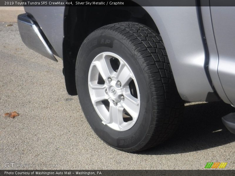 Silver Sky Metallic / Graphite 2019 Toyota Tundra SR5 CrewMax 4x4