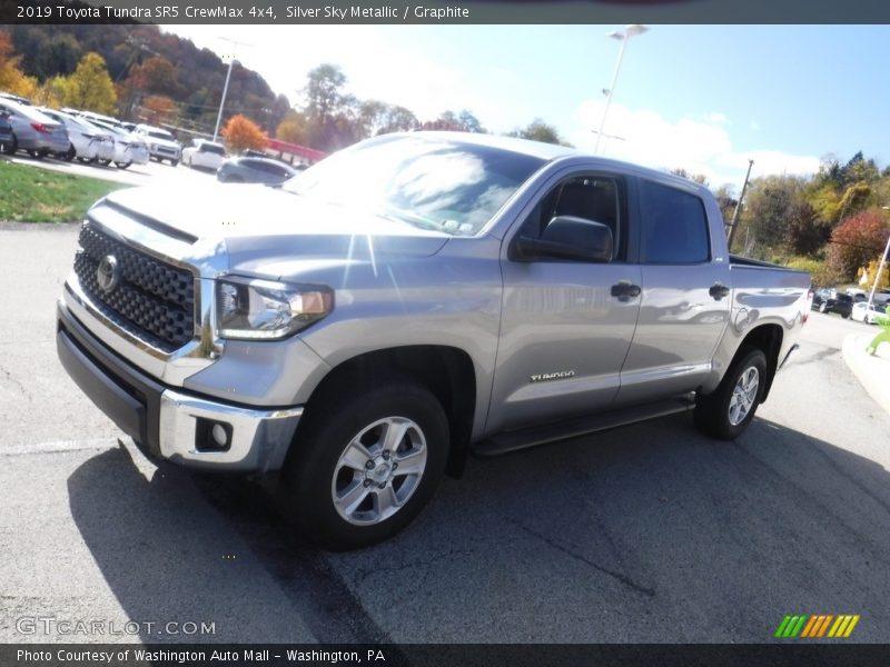 Silver Sky Metallic / Graphite 2019 Toyota Tundra SR5 CrewMax 4x4
