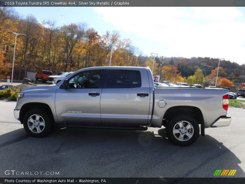 Silver Sky Metallic / Graphite 2019 Toyota Tundra SR5 CrewMax 4x4