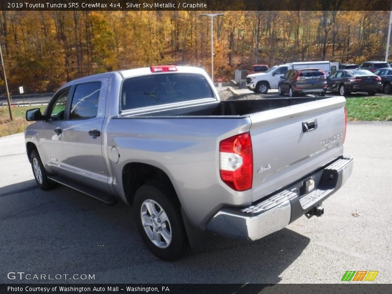 Silver Sky Metallic / Graphite 2019 Toyota Tundra SR5 CrewMax 4x4