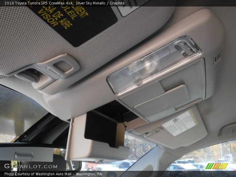 Silver Sky Metallic / Graphite 2019 Toyota Tundra SR5 CrewMax 4x4