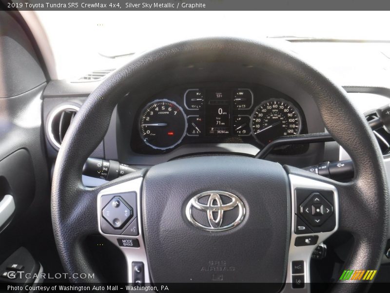 Silver Sky Metallic / Graphite 2019 Toyota Tundra SR5 CrewMax 4x4