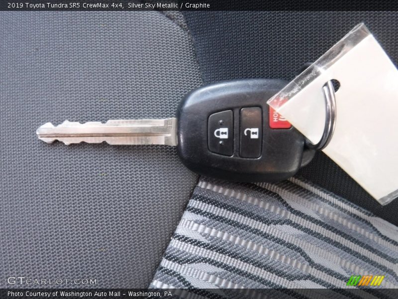 Silver Sky Metallic / Graphite 2019 Toyota Tundra SR5 CrewMax 4x4