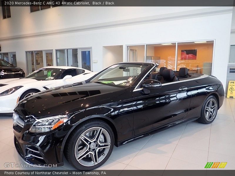 Front 3/4 View of 2020 C AMG 43 4Matic Cabriolet