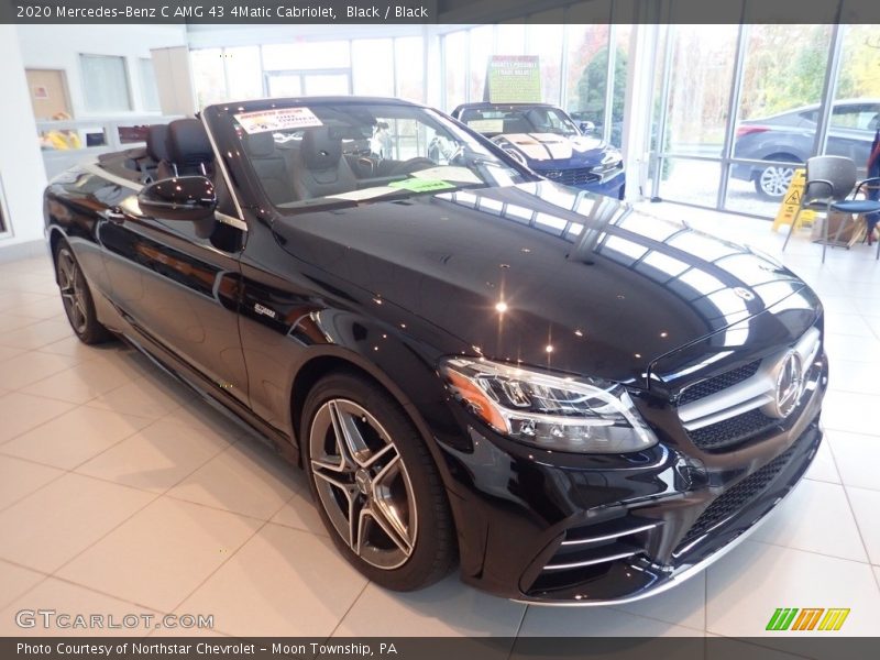 Black / Black 2020 Mercedes-Benz C AMG 43 4Matic Cabriolet