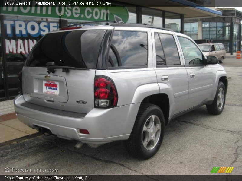 Silver Ice Metallic / Gray 2009 Chevrolet TrailBlazer LT 4x4