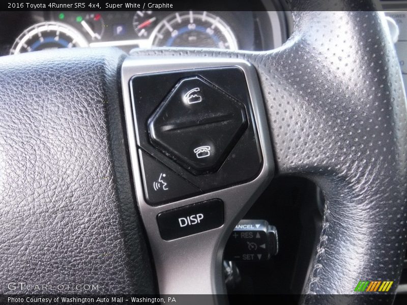 Super White / Graphite 2016 Toyota 4Runner SR5 4x4