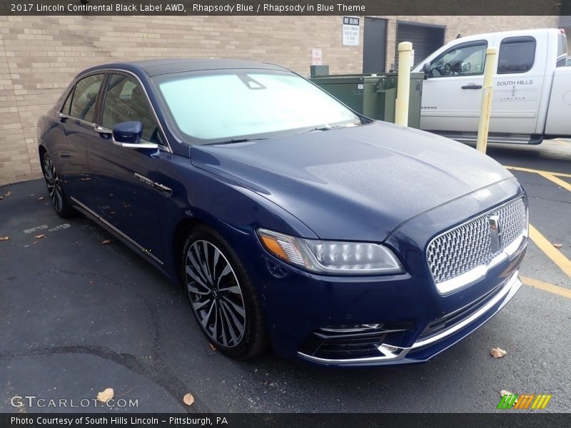 Rhapsody Blue / Rhapsody in Blue Theme 2017 Lincoln Continental Black Label AWD