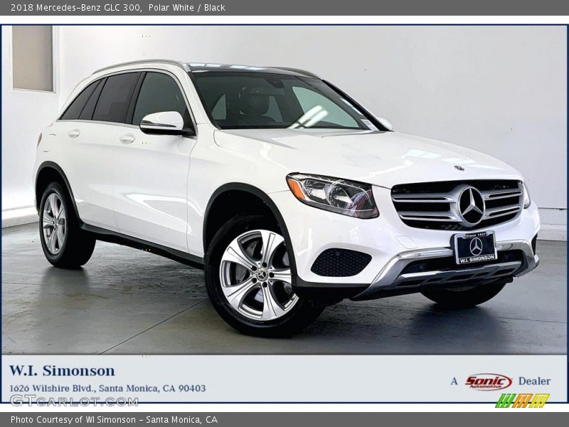 Polar White / Black 2018 Mercedes-Benz GLC 300