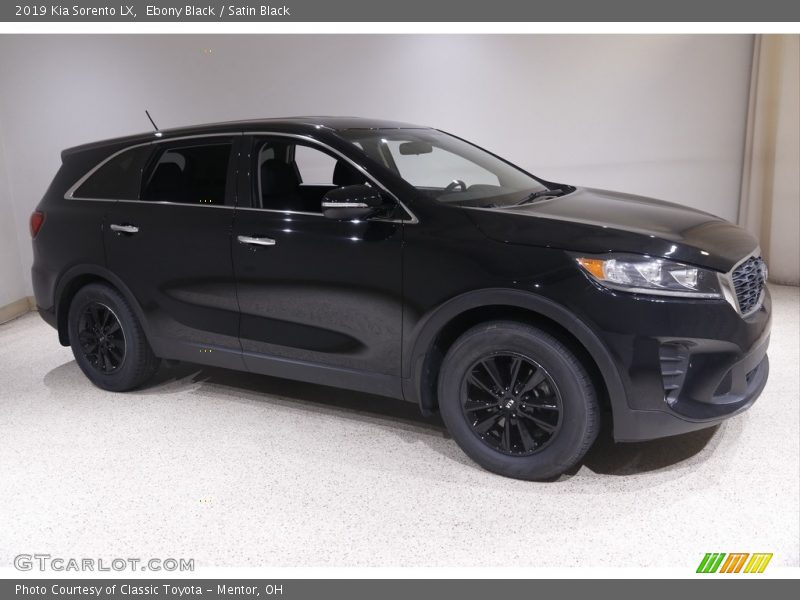Ebony Black / Satin Black 2019 Kia Sorento LX