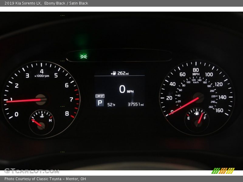 Ebony Black / Satin Black 2019 Kia Sorento LX