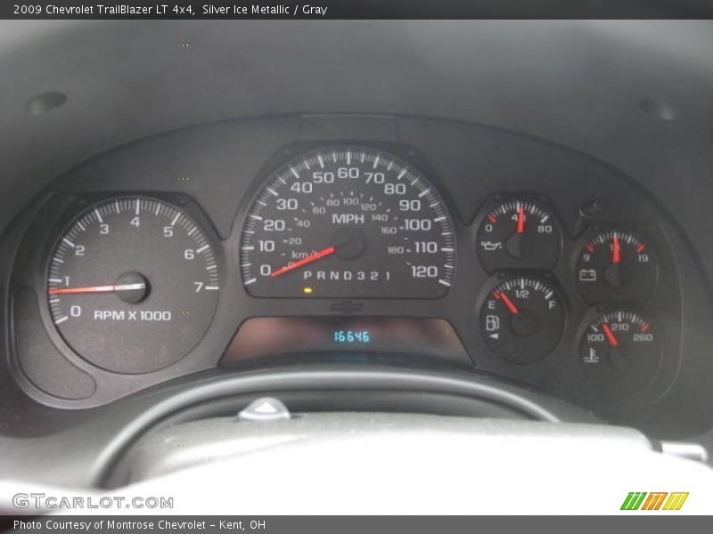 Silver Ice Metallic / Gray 2009 Chevrolet TrailBlazer LT 4x4