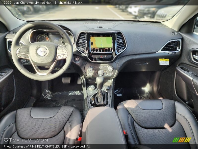 Bright White / Black 2022 Jeep Cherokee Limited 4x4