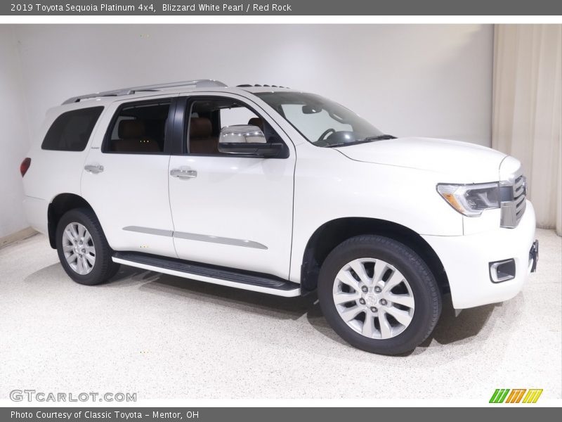  2019 Sequoia Platinum 4x4 Blizzard White Pearl