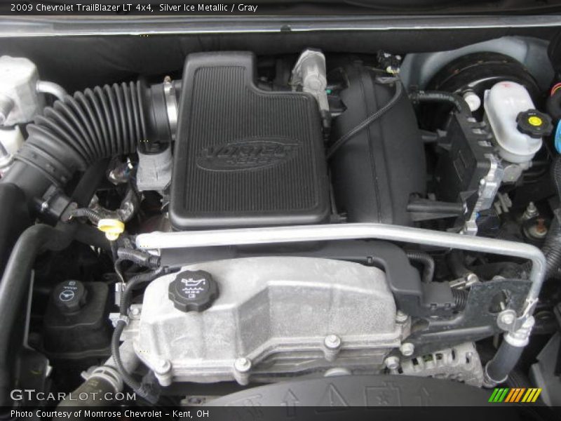 Silver Ice Metallic / Gray 2009 Chevrolet TrailBlazer LT 4x4