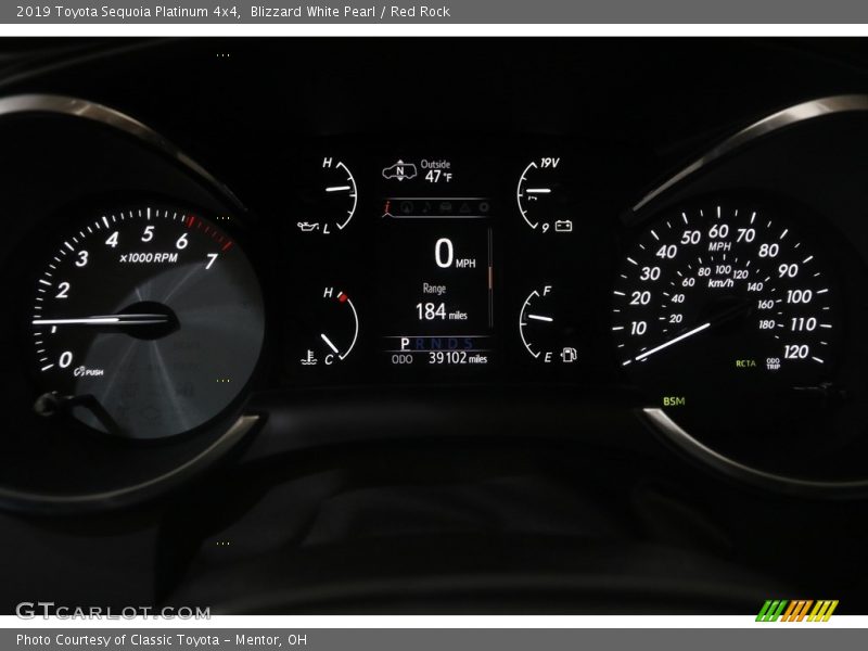  2019 Sequoia Platinum 4x4 Platinum 4x4 Gauges