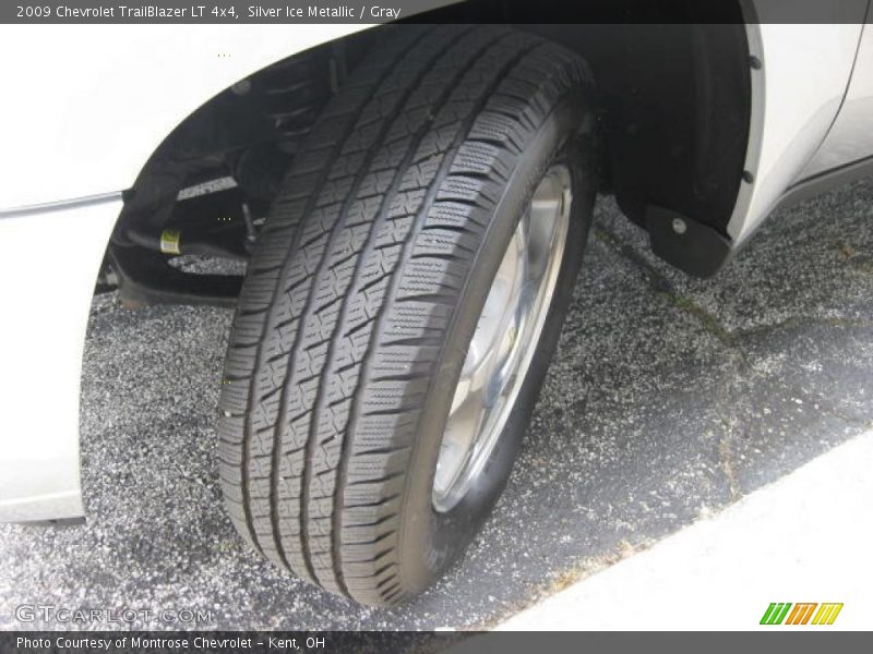 Silver Ice Metallic / Gray 2009 Chevrolet TrailBlazer LT 4x4