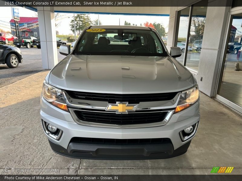 Silver Ice Metallic / Jet Black 2015 Chevrolet Colorado LT Extended Cab