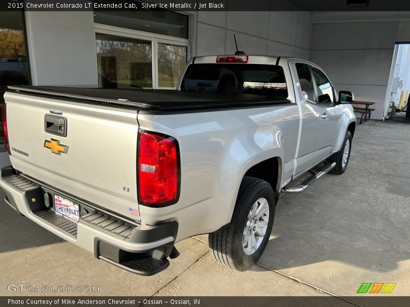 Silver Ice Metallic / Jet Black 2015 Chevrolet Colorado LT Extended Cab