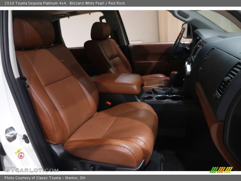 Front Seat of 2019 Sequoia Platinum 4x4