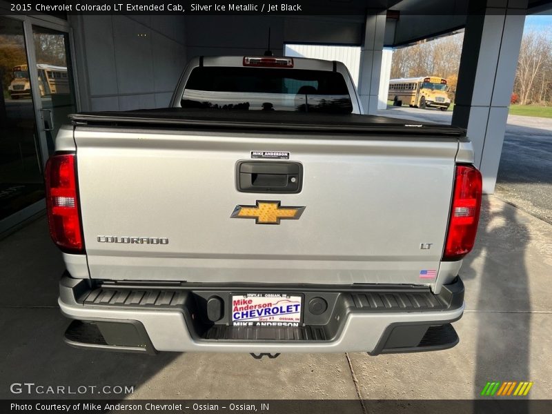 Silver Ice Metallic / Jet Black 2015 Chevrolet Colorado LT Extended Cab