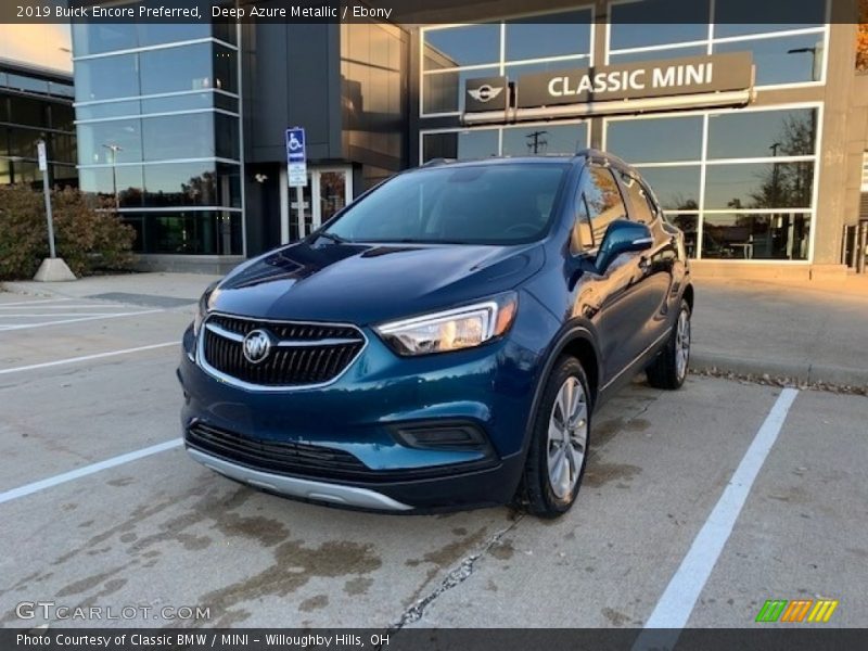 Deep Azure Metallic / Ebony 2019 Buick Encore Preferred