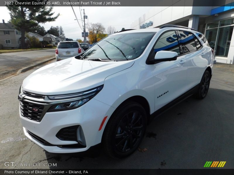 Iridescent Pearl Tricoat / Jet Black 2022 Chevrolet Equinox RS AWD