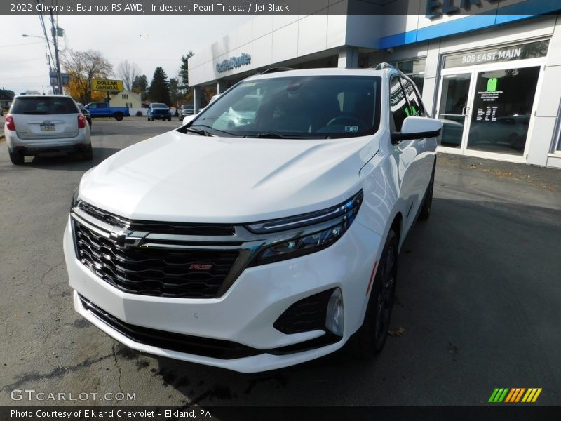 Iridescent Pearl Tricoat / Jet Black 2022 Chevrolet Equinox RS AWD