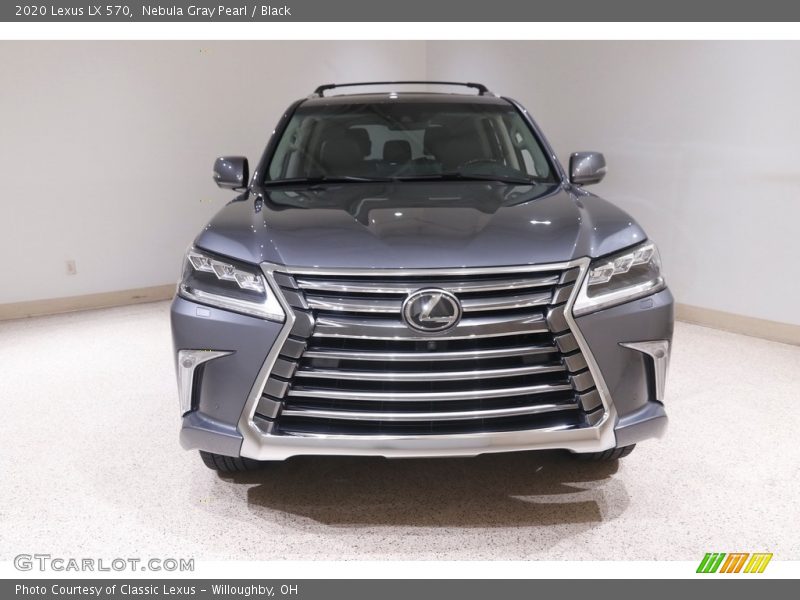 Nebula Gray Pearl / Black 2020 Lexus LX 570