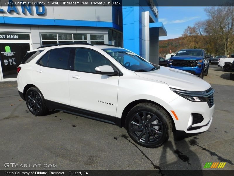 Iridescent Pearl Tricoat / Jet Black 2022 Chevrolet Equinox RS AWD