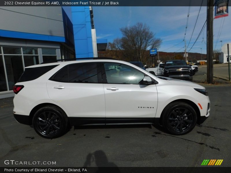 Iridescent Pearl Tricoat / Jet Black 2022 Chevrolet Equinox RS AWD