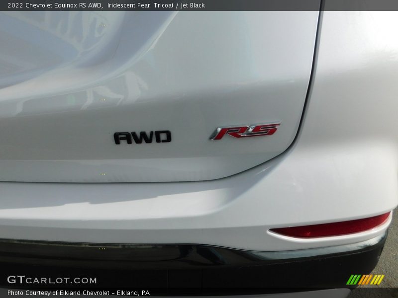 Iridescent Pearl Tricoat / Jet Black 2022 Chevrolet Equinox RS AWD